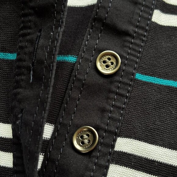 Burberry London Women's Striped Collared Long Sleeve Top - US S - Picture 10 of 14